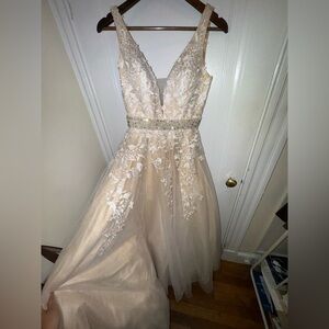 Vintage? - JVN by Jovani Floral Wedding Gown